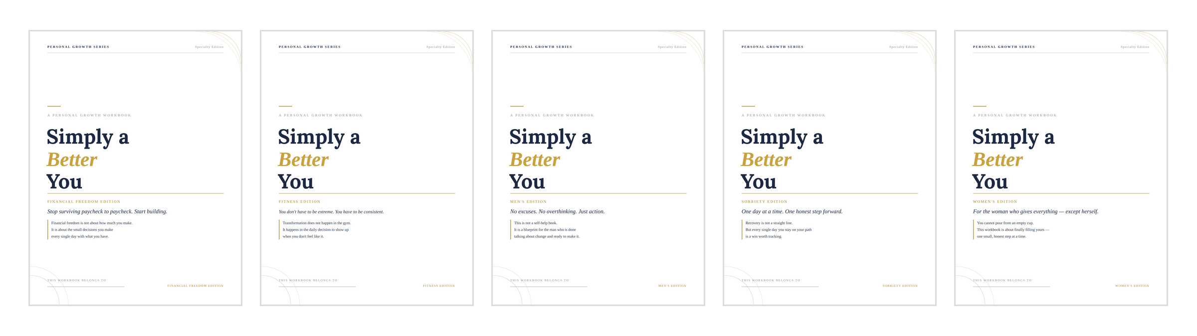 Simply A Better You — 5-Edition Specialty Bundle