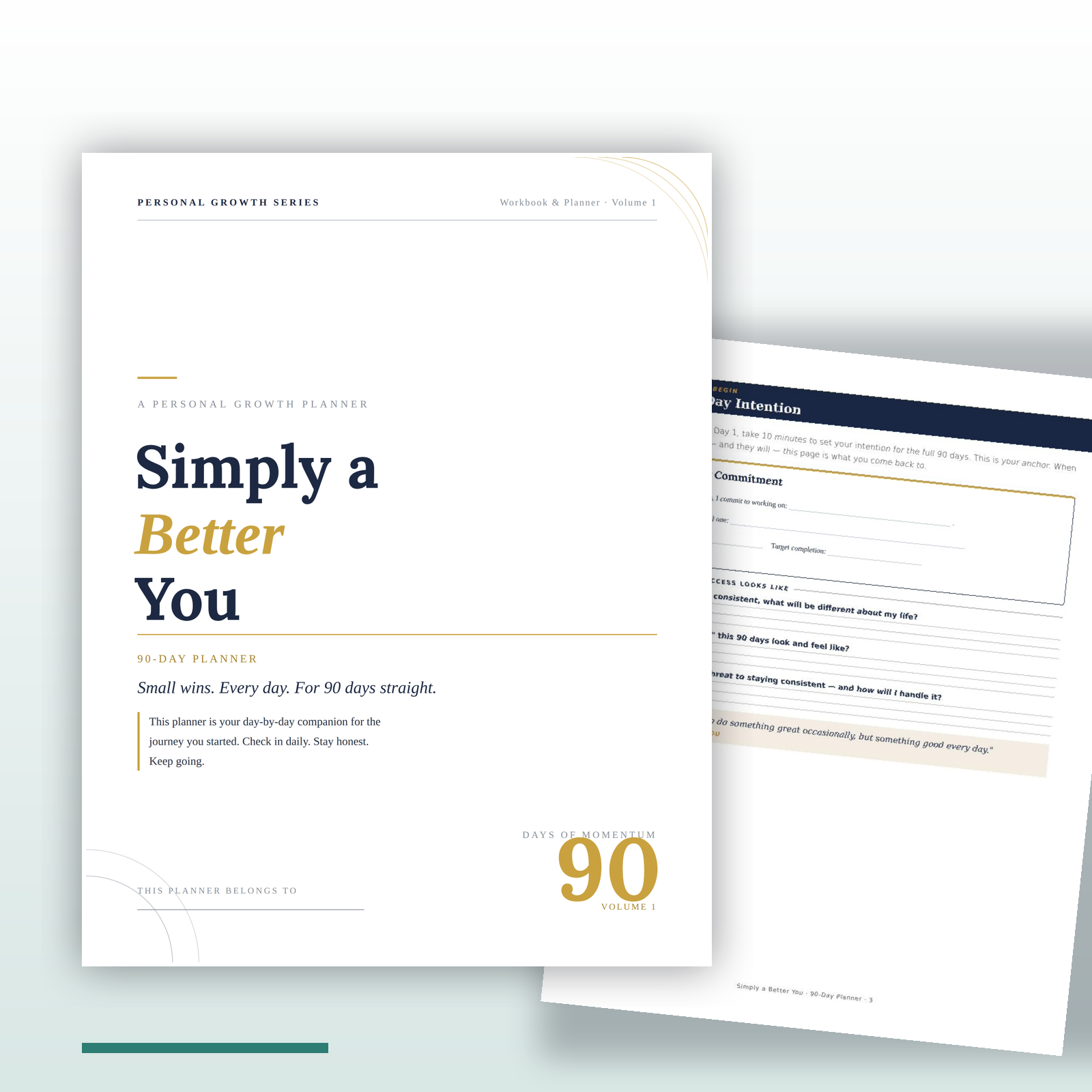 90-Day Goal Planner — Productivity Planner