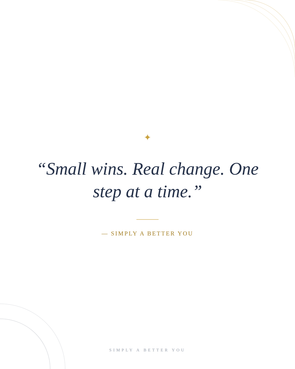 Simply A Better You — Quote Art Prints