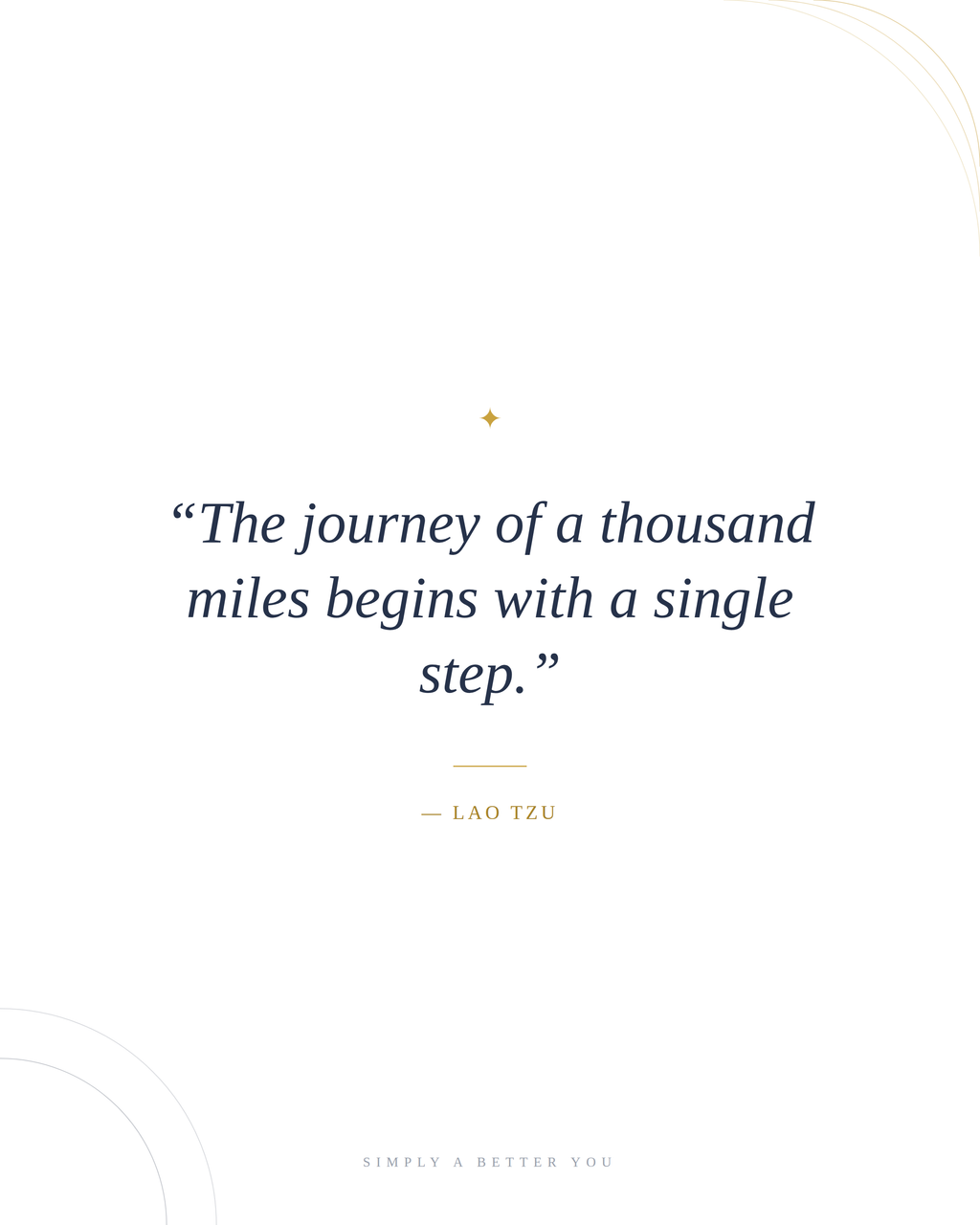 Simply A Better You — Quote Art Prints
