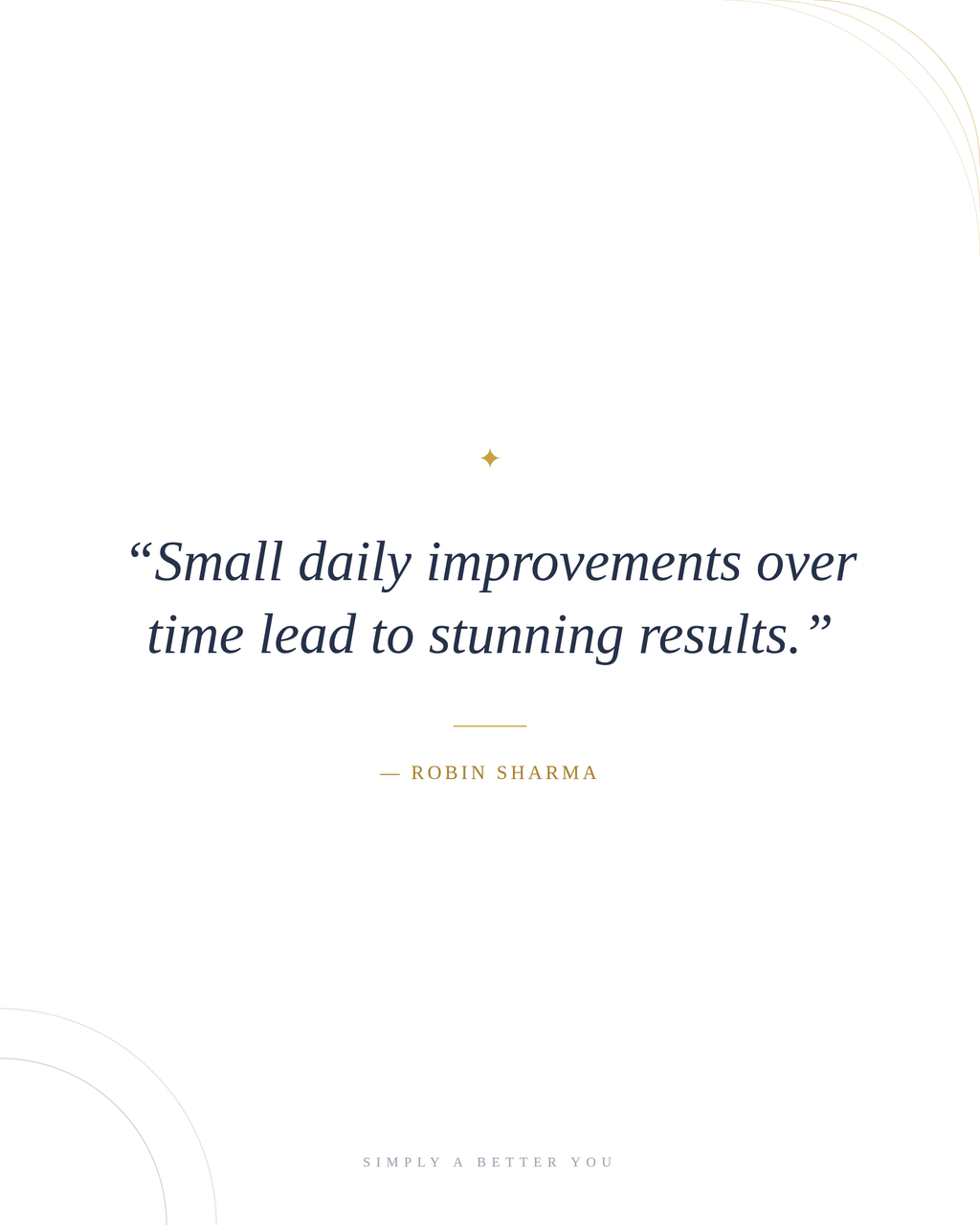 Simply A Better You — Quote Art Prints